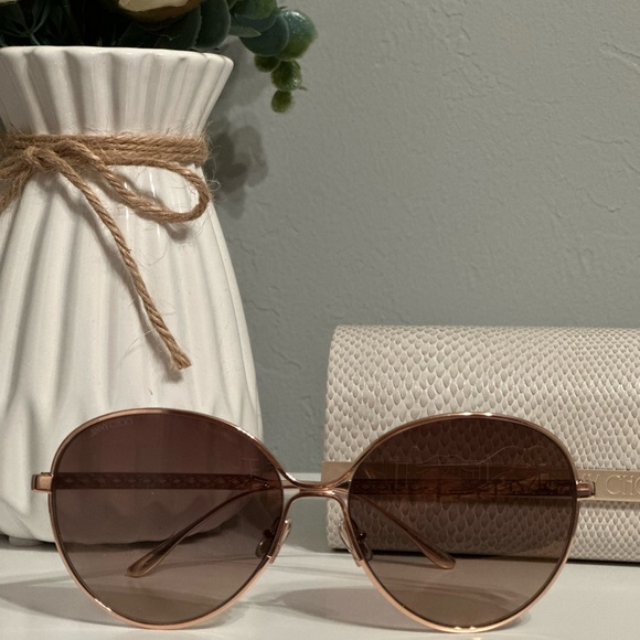 Jimmy Choo Rose Gold Sunglasses - Picture 5 of 6